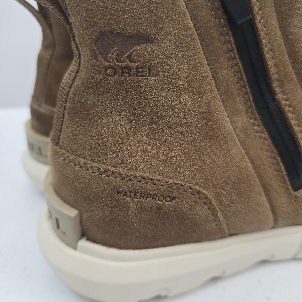 Sorel Brown Suede Waterproof Ankle Booties Womens Size 10 - Picture 5 of 7